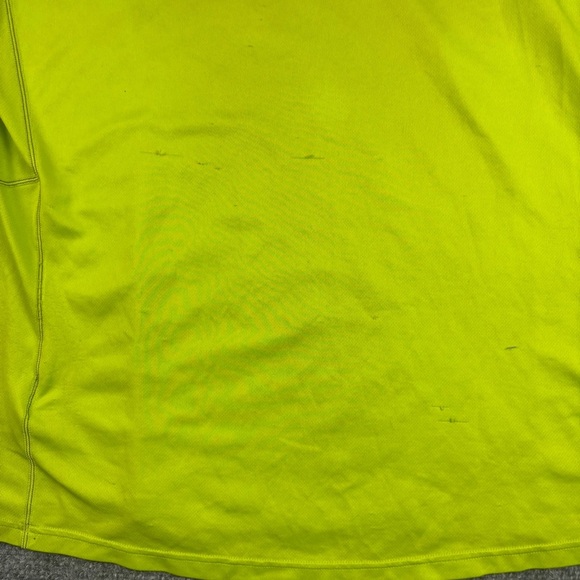 PATAGONIA Mens Neon Green Short Sleeve Fore Runner Shirt size: Large - Picture 4 of 11